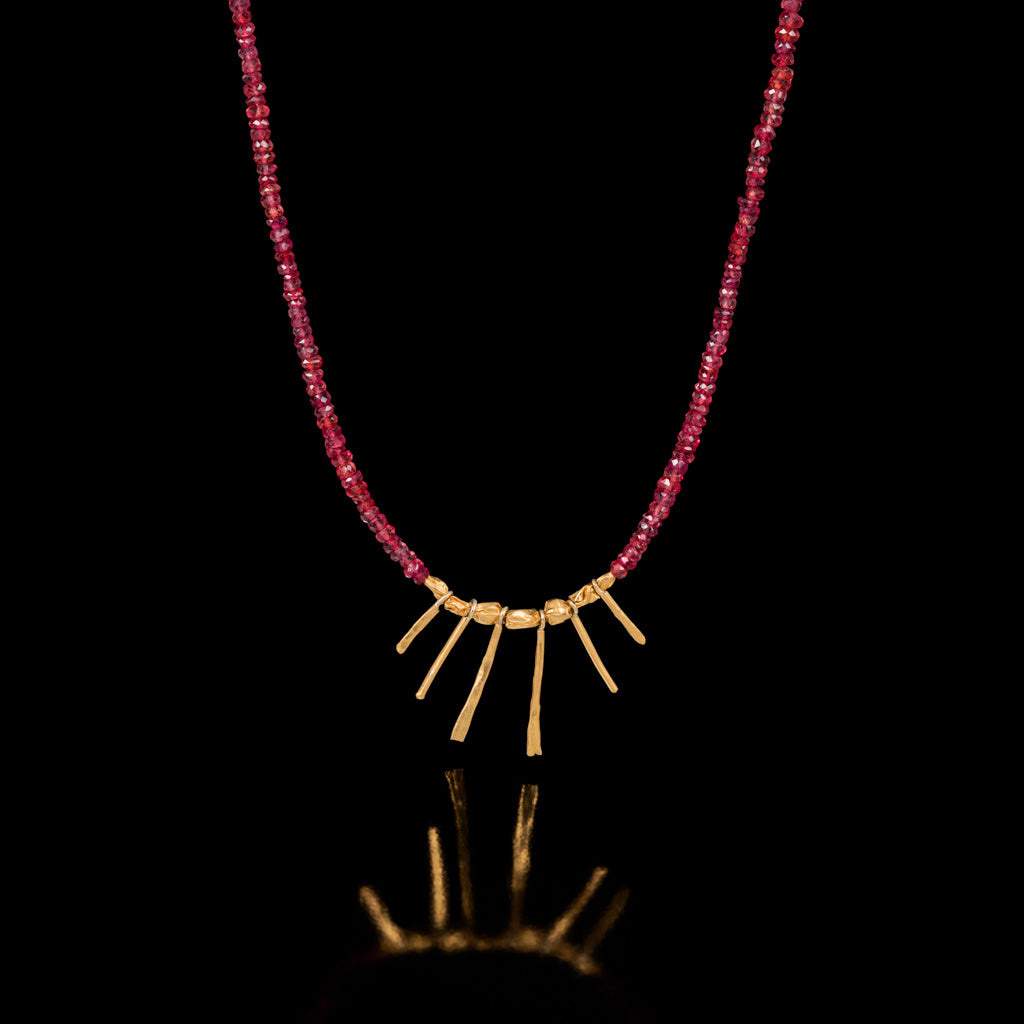 Red Sapphire Necklace